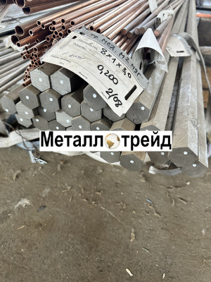 Шестигранник нержавеющий 15Х18Н12С4ТЮ-Ш ЭИ654Ш 19 мм