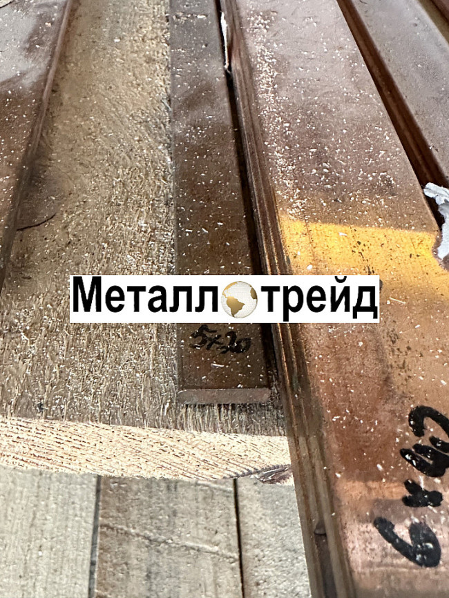 Полоса, шина медная М1 твердая 3х40х4000 мм